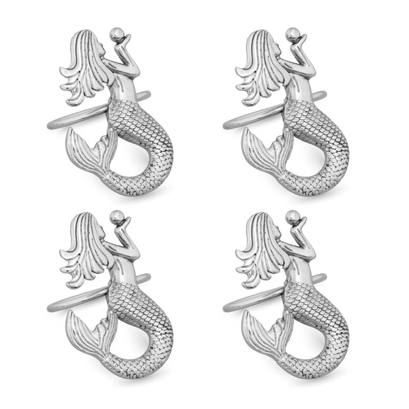 Mermaid napkin rings discount